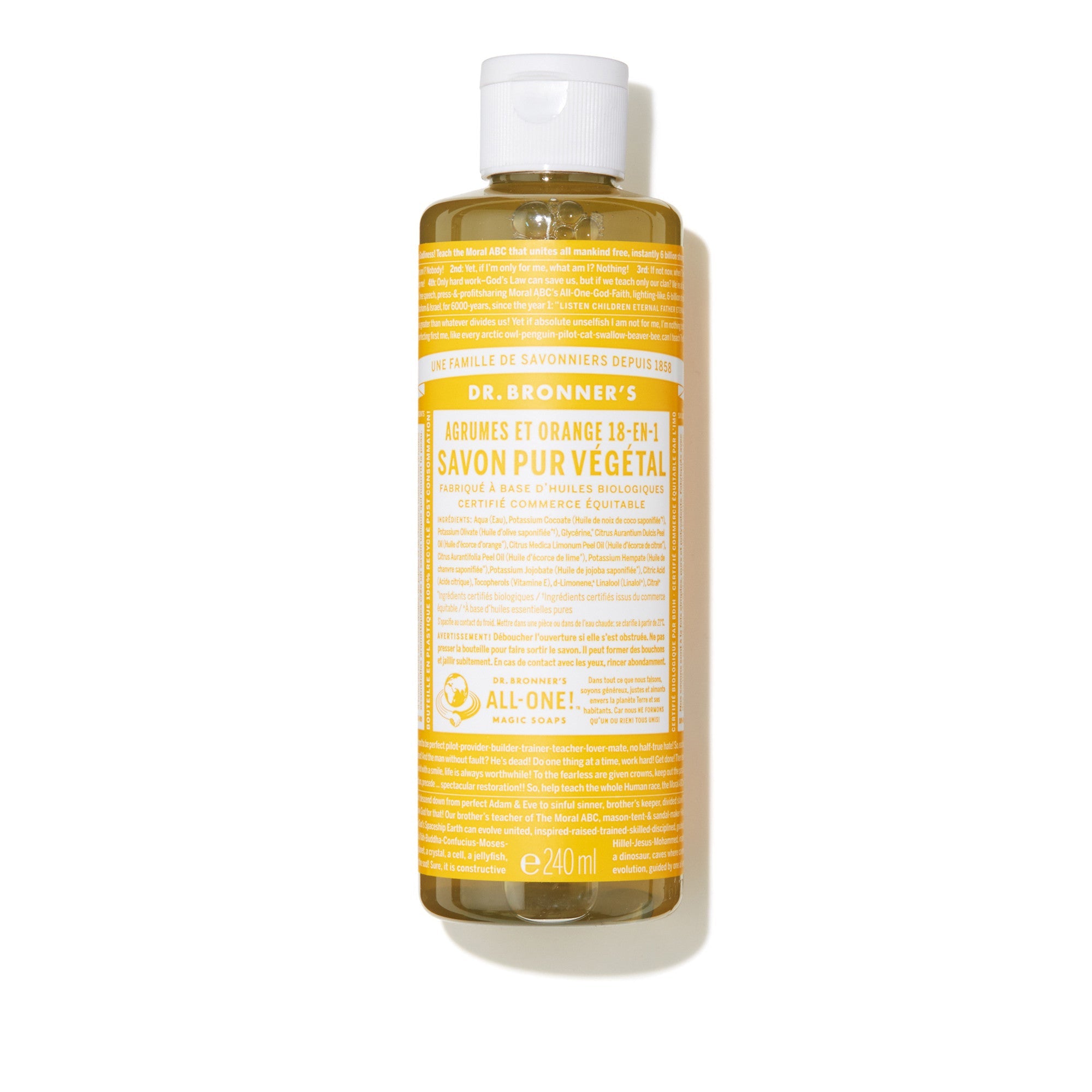 #sku-018787777084 #seo: savon liquide castile soap agrumes