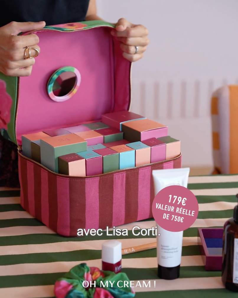 Calendrier de l'Avent Lisa Corti x Oh My Cream