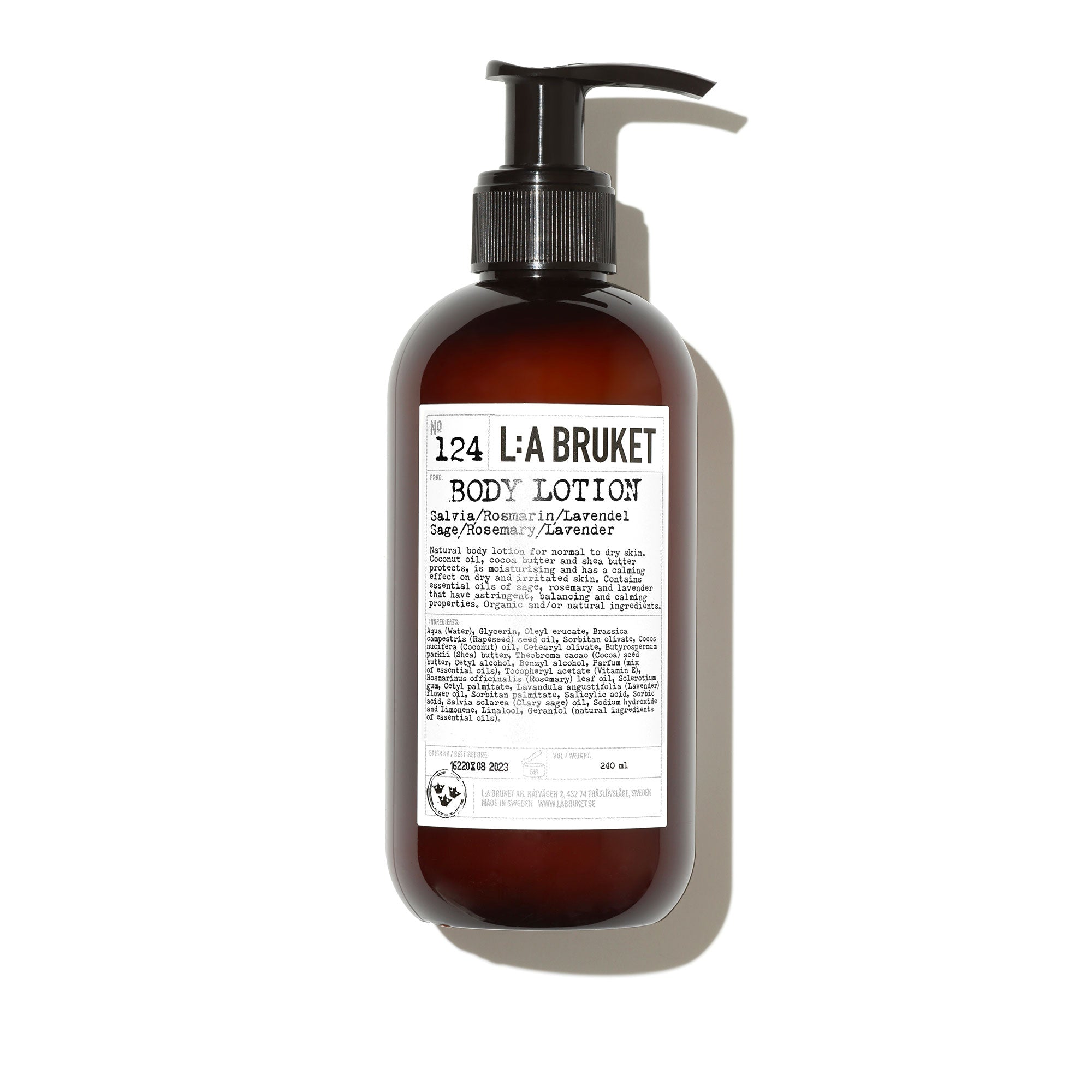 Body Lotion Lait Corps Sauge Romarin Lavande 124
